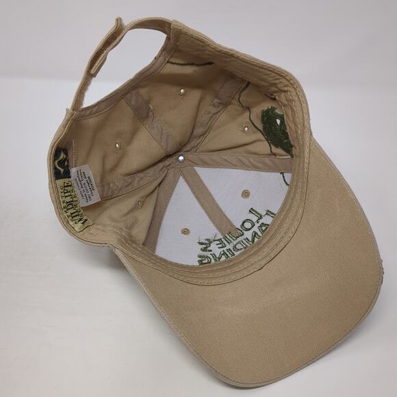 Louie's Landing Moose Lake WI Baseball Cap Brown One Size Adjustable Dri-Duck - Picture 7 of 9
